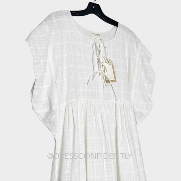 MIRTH Sonoma Dress - White Boxweave - Picture 3 of 5